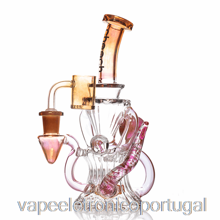 Vape Eletrônico Cheech Vidro Huncho Dab Rig Ouro